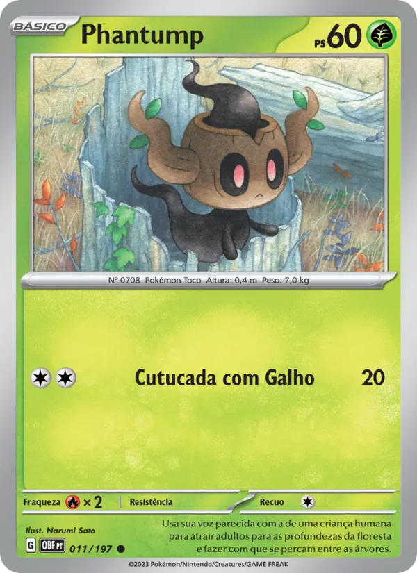 Phantump Obsidiana em Chamas 011/197