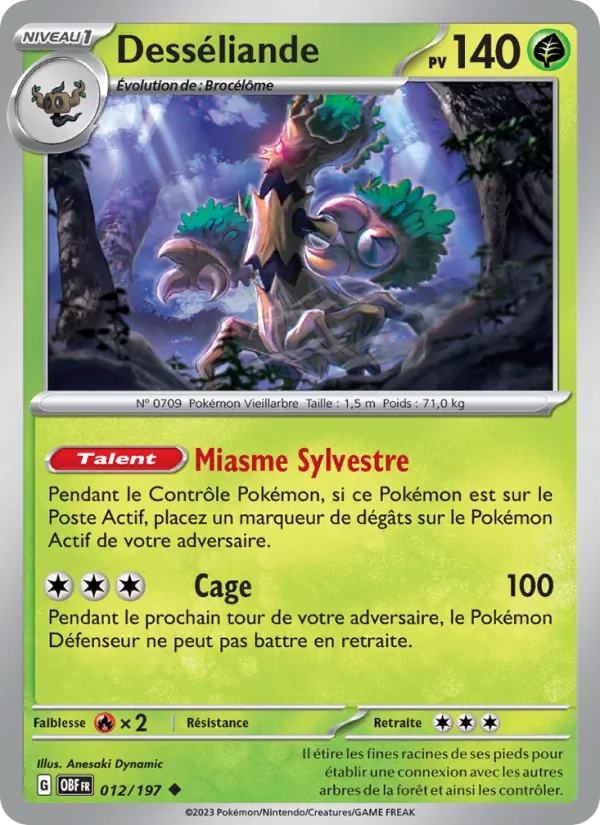 Desséliande Flammes Obsidiennes 012/197