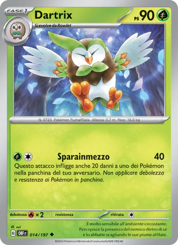 Dartrix Ossidiana Infuocata 014/197