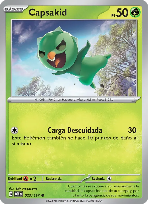 Capsakid Llamas Obsidianas 023/197