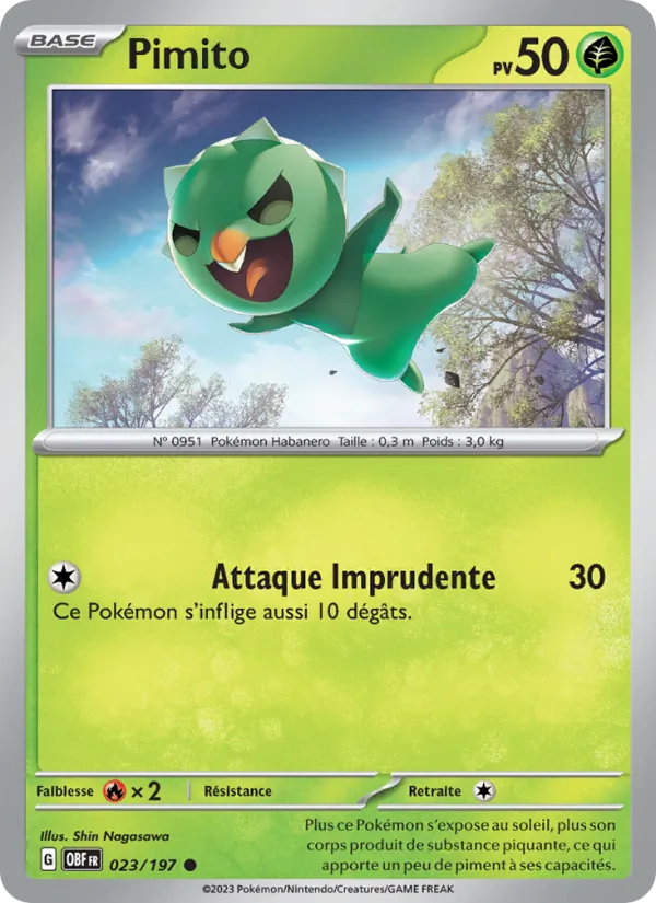 Pimito Flammes Obsidiennes 023/197