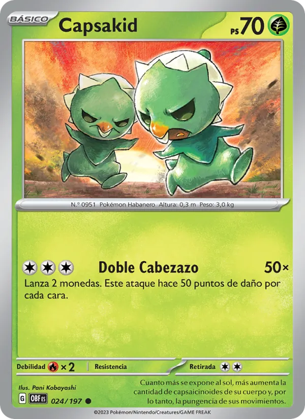 Capsakid Llamas Obsidianas 024/197