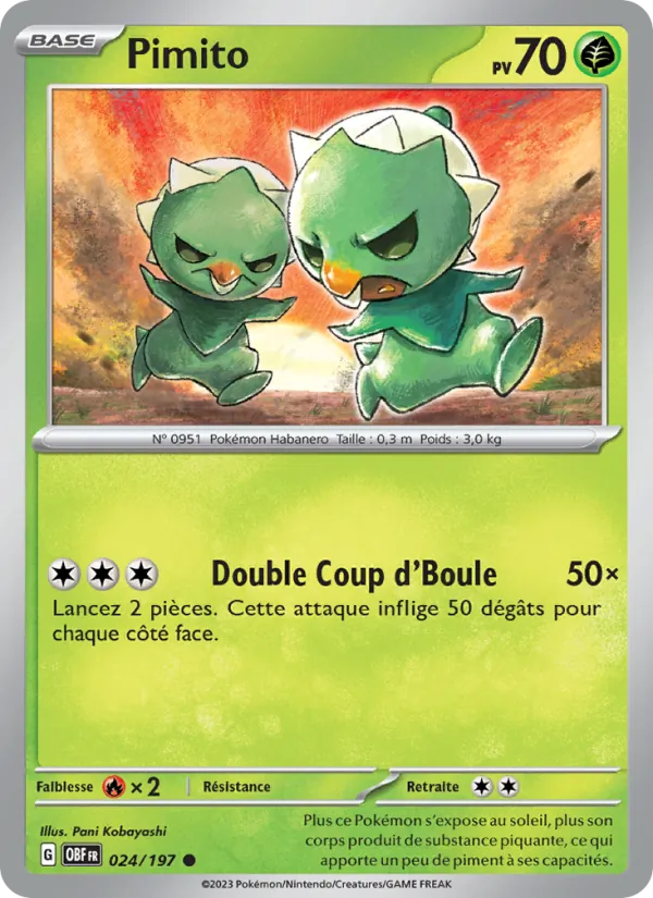 Pimito Flammes Obsidiennes 024/197