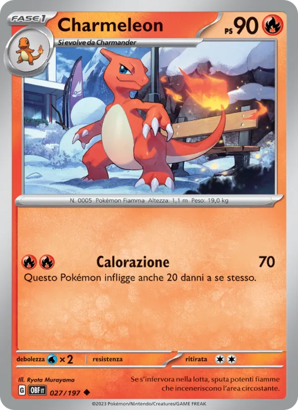 Charmeleon Ossidiana Infuocata 027/197