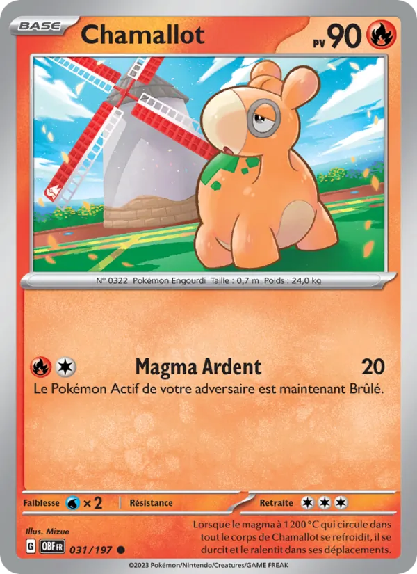 Chamallot Flammes Obsidiennes 031/197