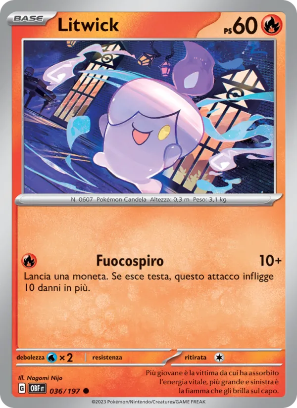 Litwick Ossidiana Infuocata 036/197