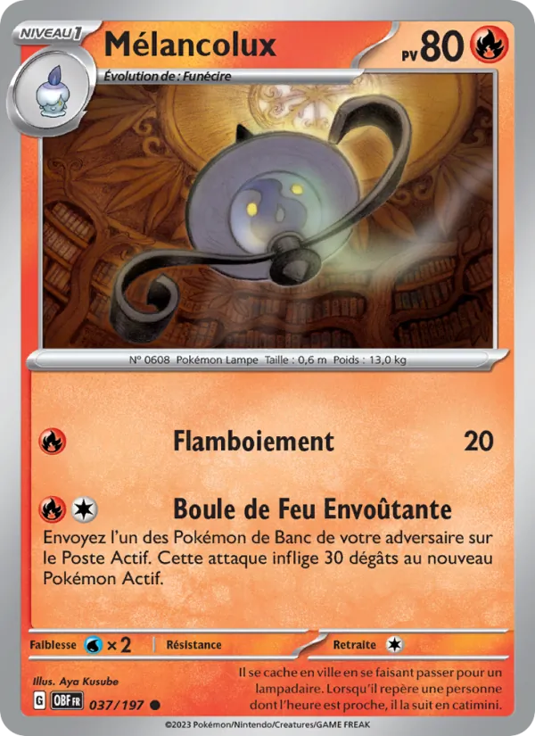 Mélancolux Flammes Obsidiennes 037/197