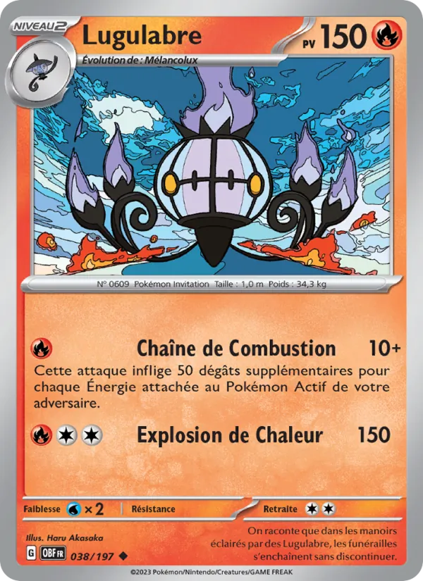 Lugulabre Flammes Obsidiennes 038/197