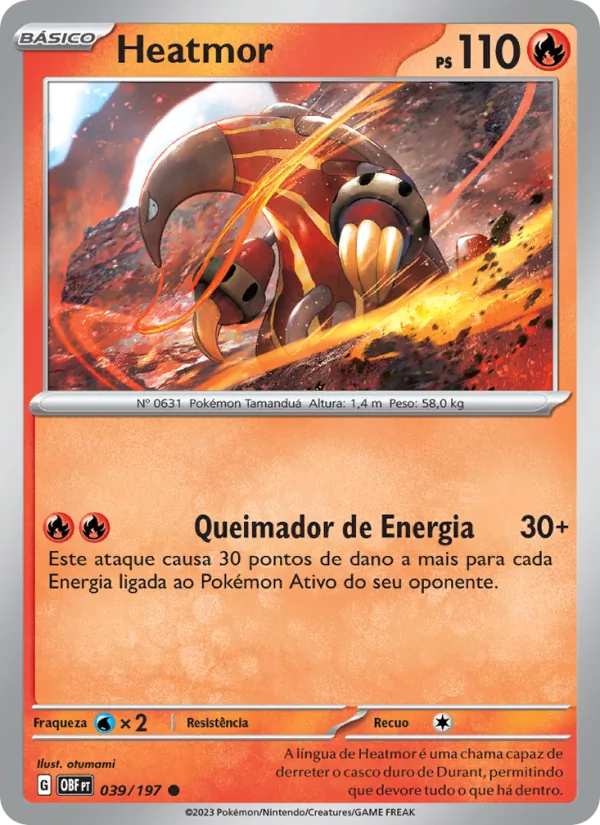 Heatmor Obsidiana em Chamas 039/197