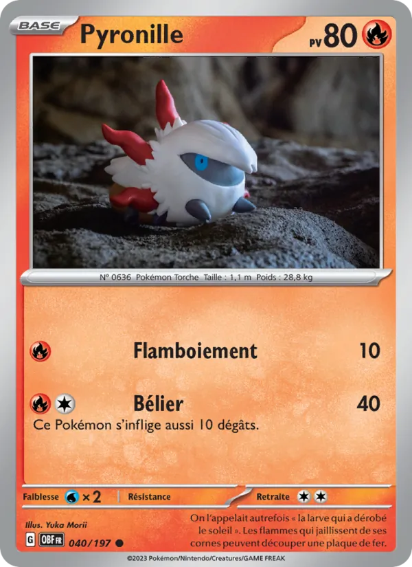 Pyronille Flammes Obsidiennes 040/197
