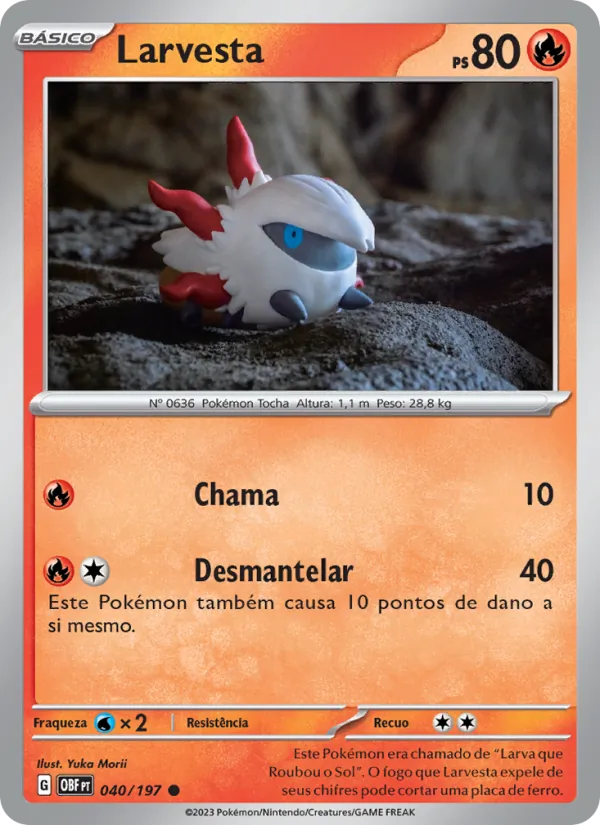 Larvesta Obsidiana em Chamas 040/197