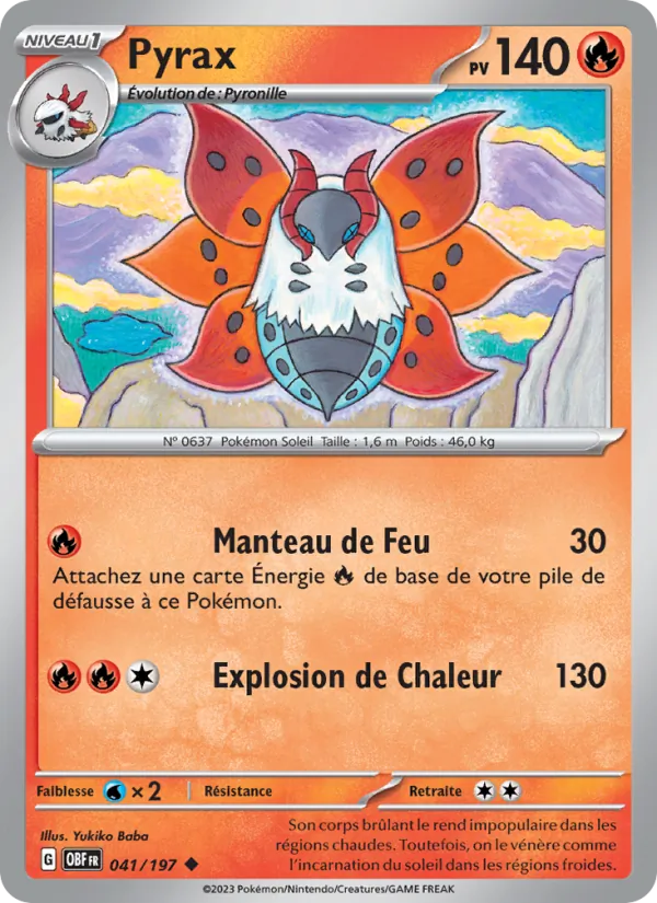 Pyrax Flammes Obsidiennes 041/197