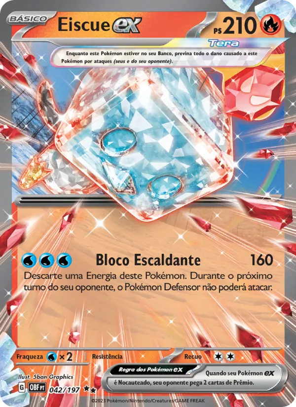 Eiscue ex Obsidiana em Chamas 042/197