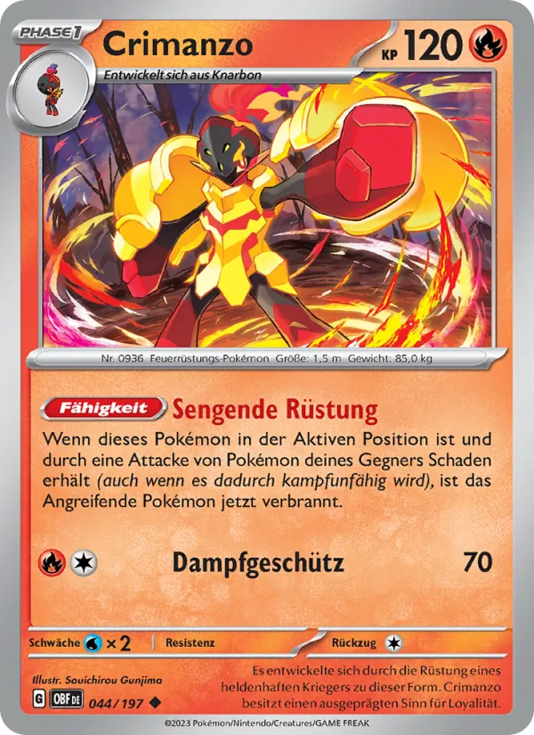 Crimanzo Obsidian Flammen 044/197