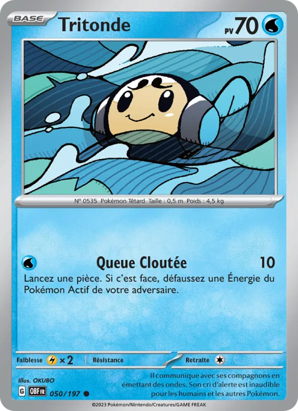 Tritonde Flammes Obsidiennes 050/197