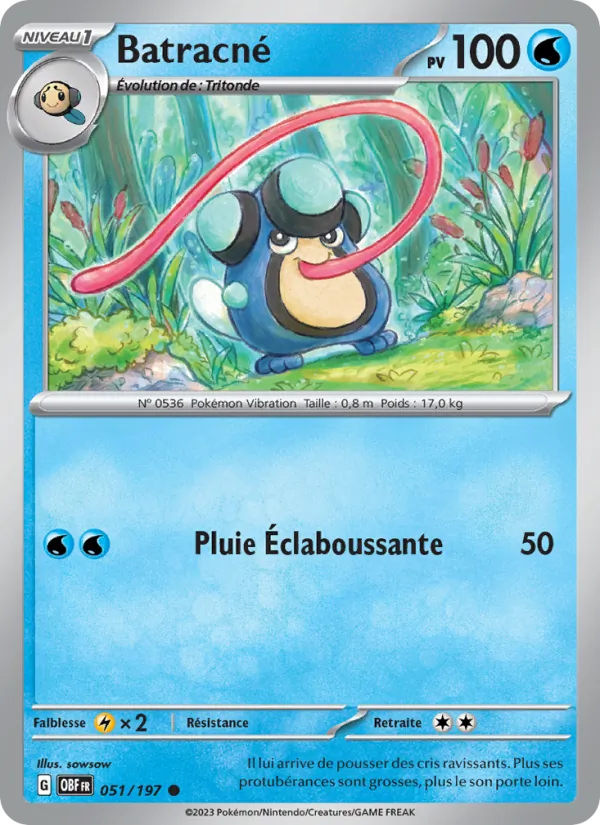 Batracné Flammes Obsidiennes 051/197