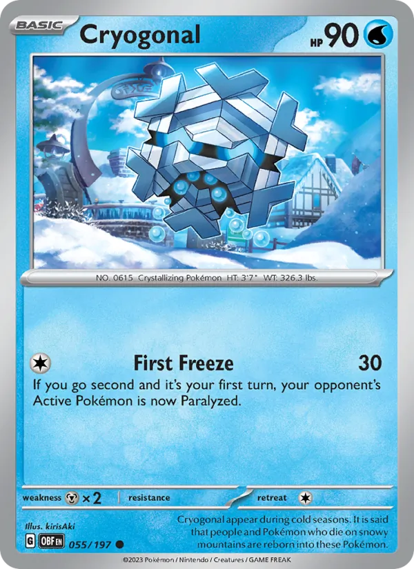 Cryogonal Obsidian Flames 055/197