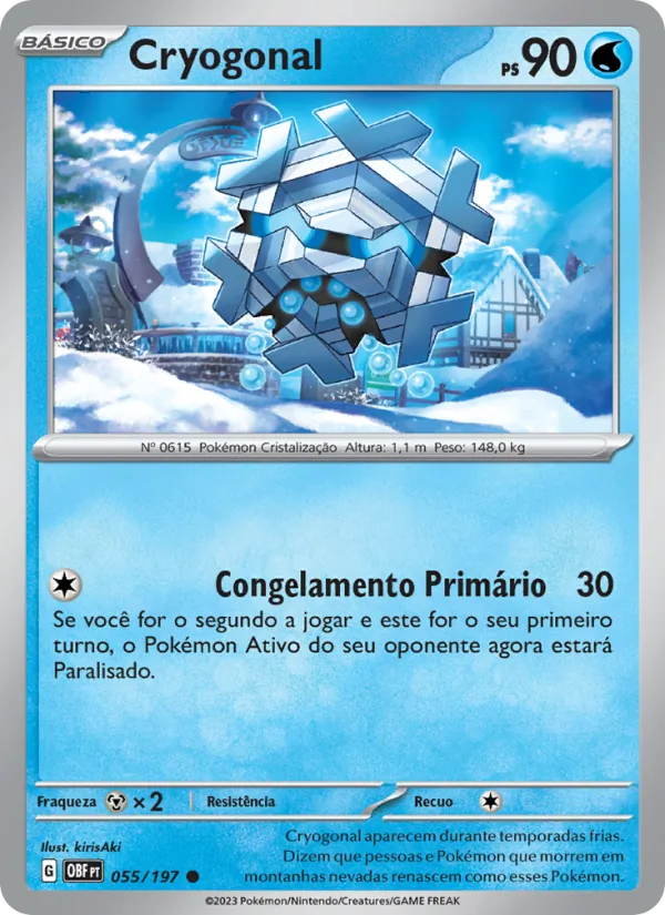 Cryogonal Obsidiana em Chamas 055/197