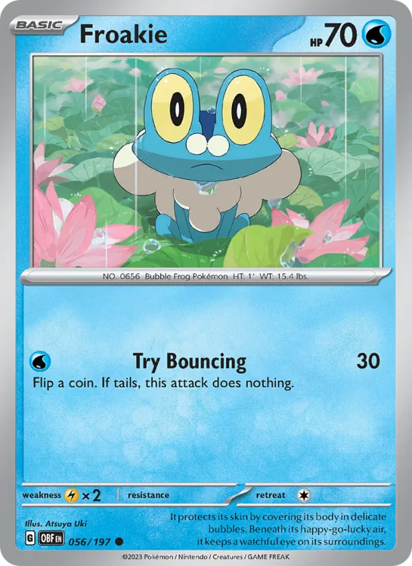 Froakie Obsidian Flames 056/197
