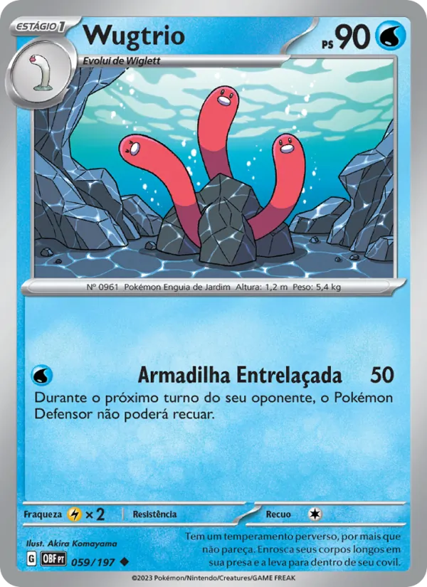 Wugtrio Obsidiana em Chamas 059/197