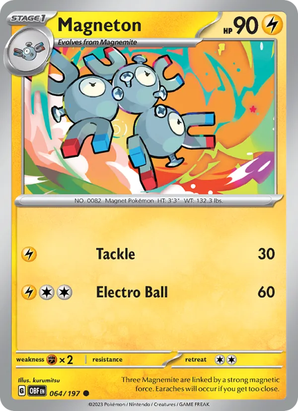 Magneton Obsidian Flames 064/197