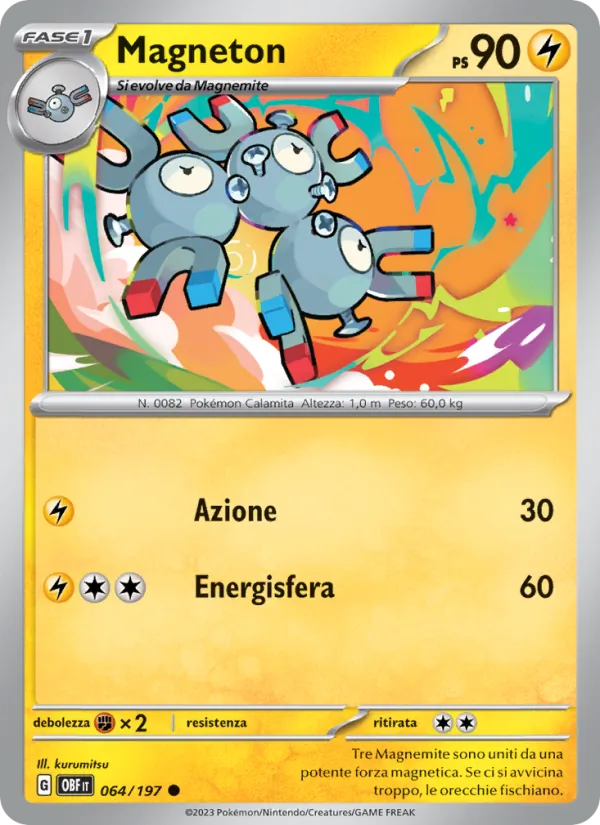 Magneton Ossidiana Infuocata 064/197