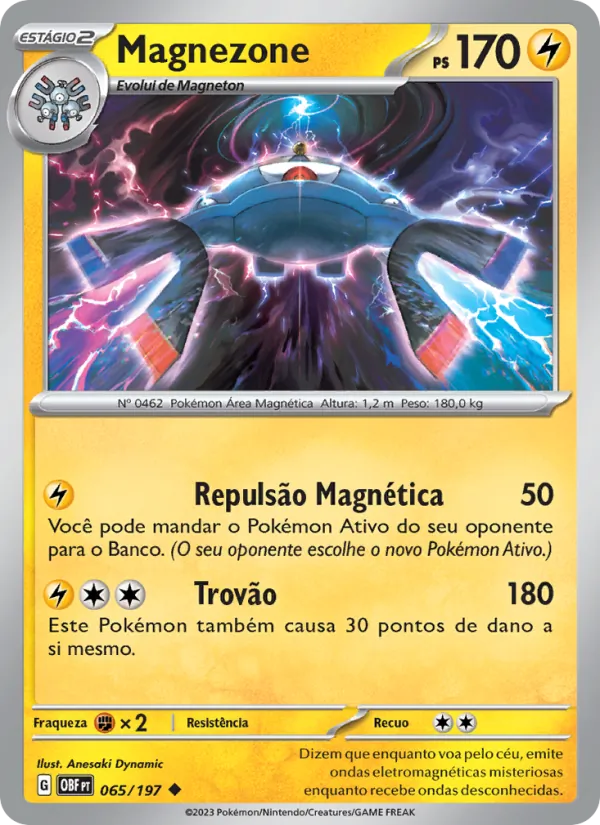 Magnezone Obsidiana em Chamas 065/197