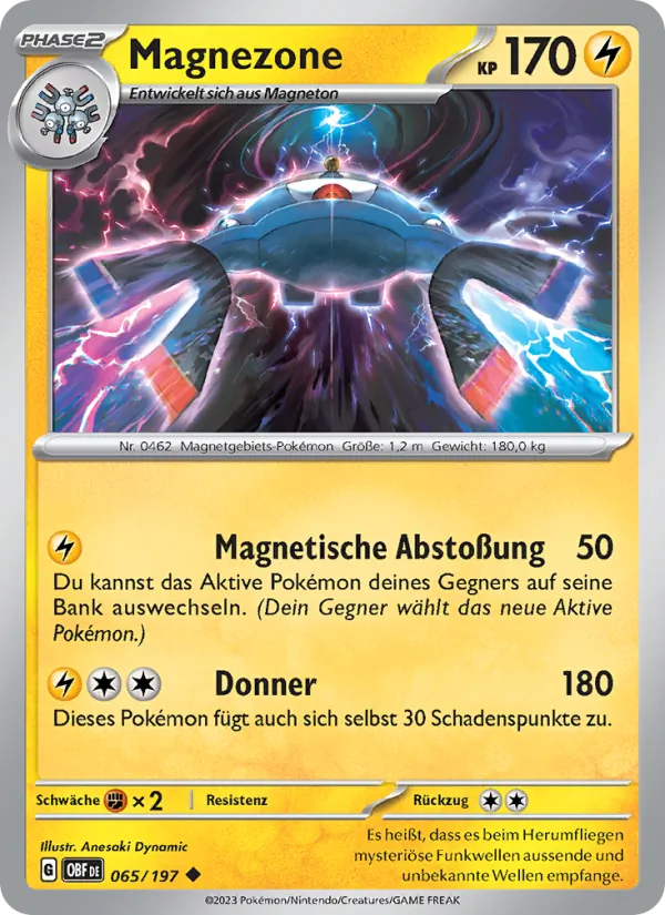 Magnezone Obsidian Flammen 065/197
