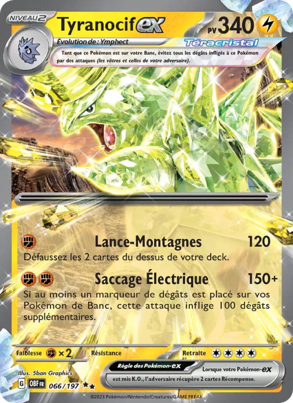 Tyranocif-ex Flammes Obsidiennes 066/197