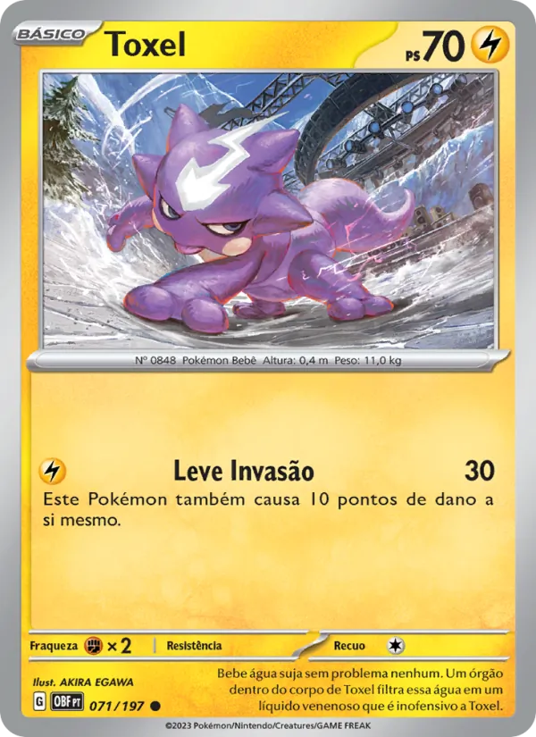 Toxel Obsidiana em Chamas 071/197