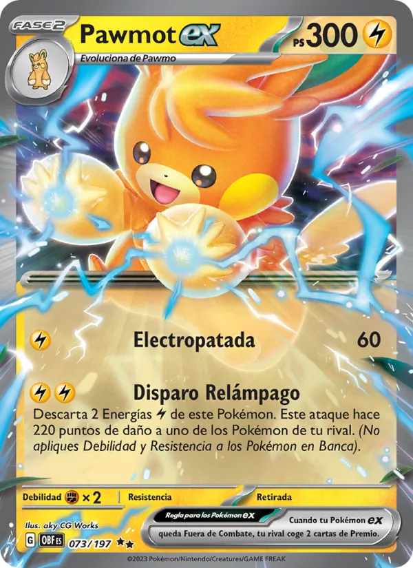 Pawmot ex Llamas Obsidianas 073/197