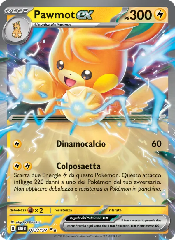 Pawmot-ex Ossidiana Infuocata 073/197