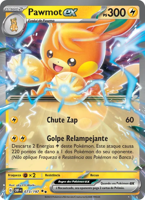 Pawmot ex Obsidiana em Chamas 073/197