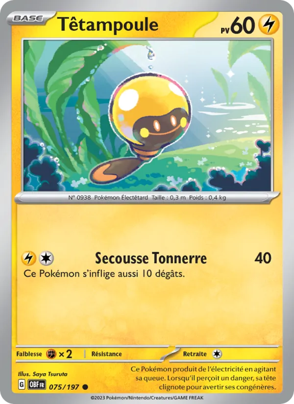 Têtampoule Flammes Obsidiennes 075/197
