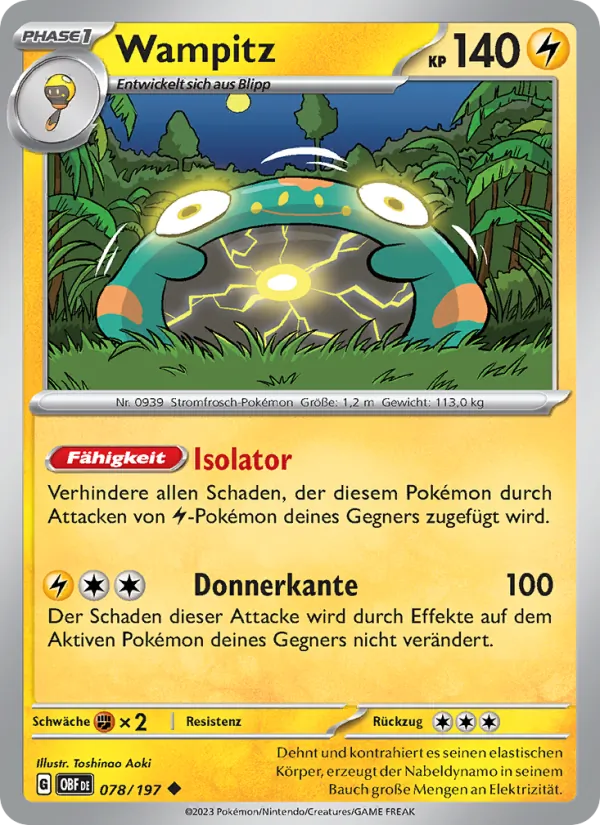 Wampitz Obsidian Flammen 078/197