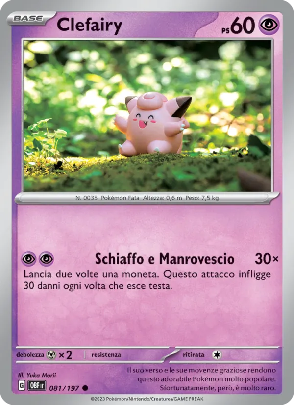 Clefairy Ossidiana Infuocata 081/197