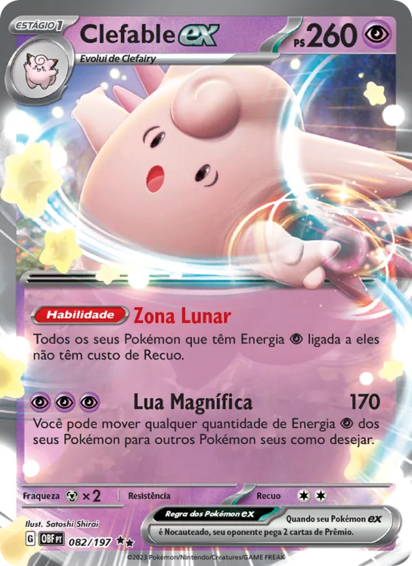 Clefable ex Obsidiana em Chamas 082/197