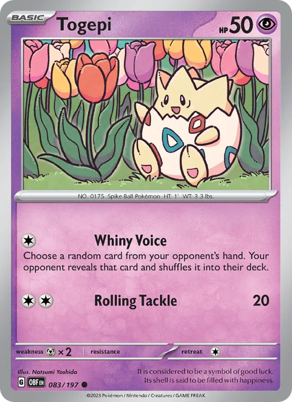 Togepi Obsidian Flames 083/197