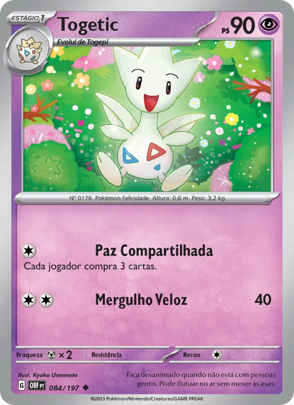 Togetic Obsidiana em Chamas 084/197