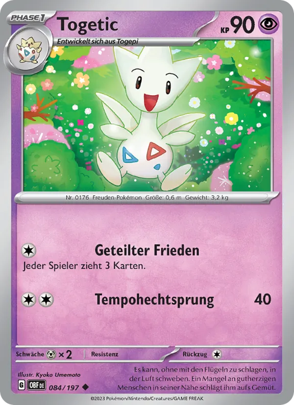 Togetic Obsidian Flammen 084/197