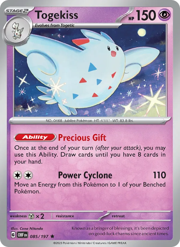 Togekiss Obsidian Flames 085/197