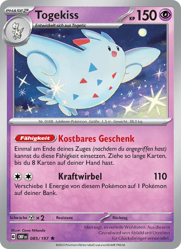 Togekiss Obsidian Flammen 085/197