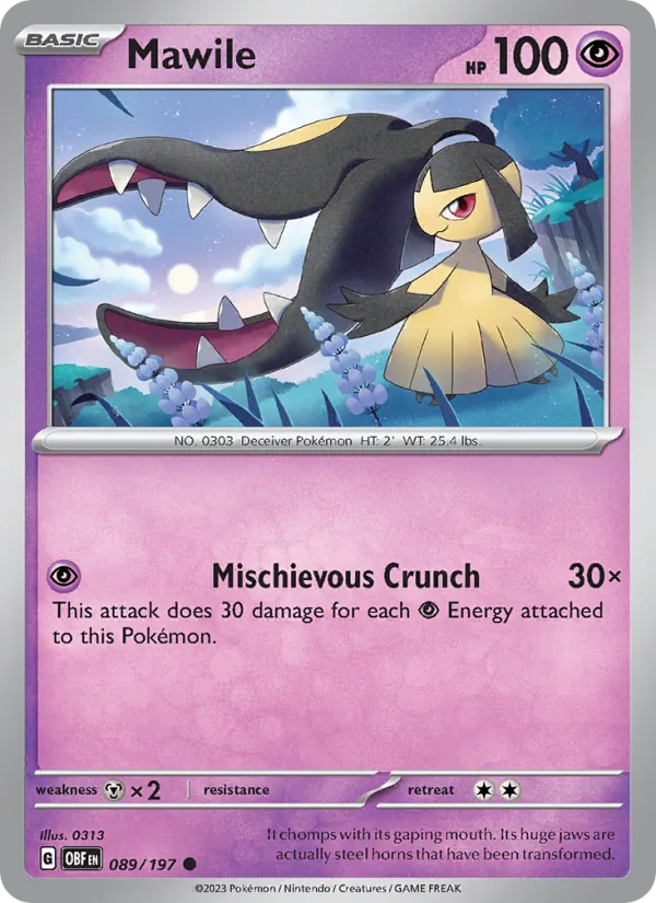 Mawile Obsidian Flames 089/197
