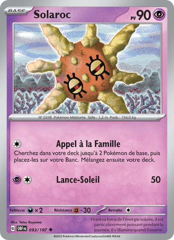 Solaroc Flammes Obsidiennes 093/197