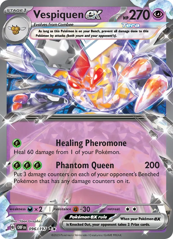 Vespiquen ex Obsidian Flames 096/197