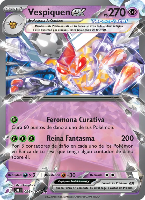 Vespiquen ex Llamas Obsidianas 096/197