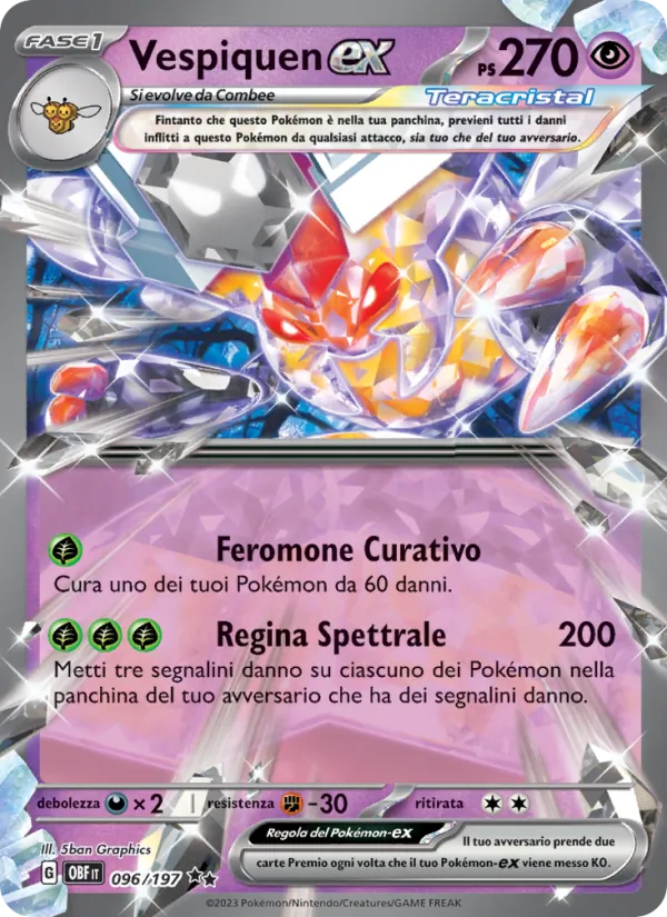 Vespiquen-ex Ossidiana Infuocata 096/197