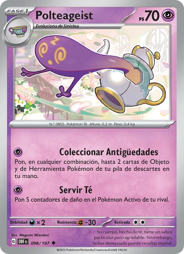 Polteageist Llamas Obsidianas 098/197
