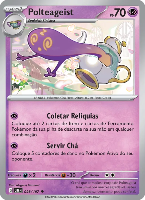 Polteageist Obsidiana em Chamas 098/197