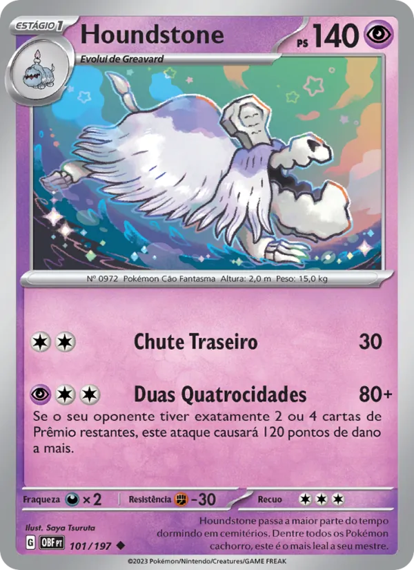 Houndstone Obsidiana em Chamas 101/197